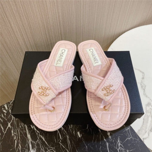 High Quality Luxury Chanel New Flip Flops – Style 79302 product detail