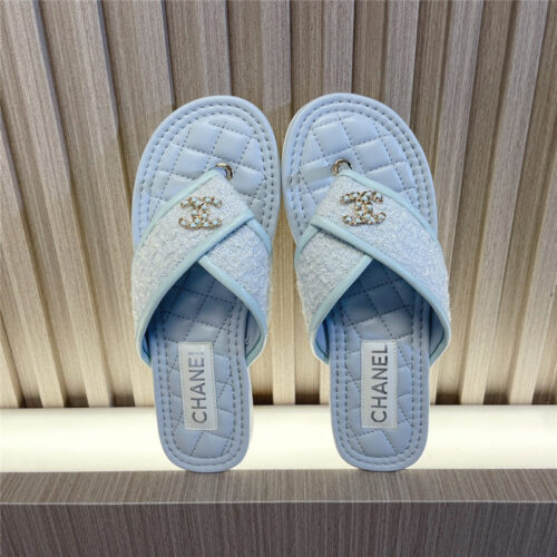 High Quality Luxury Chanel New Flip Flops – Style 43142 product detail