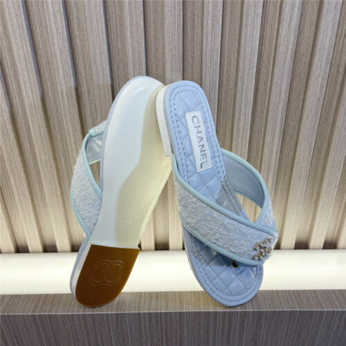 High Quality Luxury Chanel New Flip Flops – Style 43142 product detail