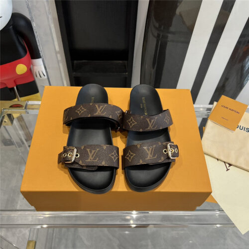 High Quality Luxury Louis Vuitton Spring Summer Beach Slippers – Style 07875 product detail