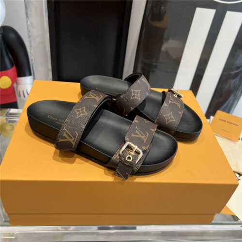 High Quality Luxury Louis Vuitton Spring Summer Beach Slippers – Style 07875 alternate view