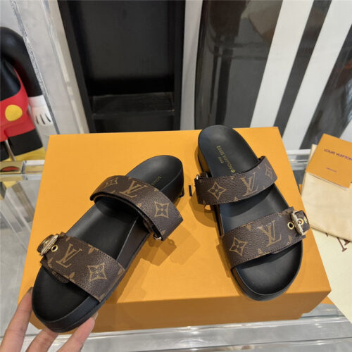 High Quality Luxury Louis Vuitton Spring Summer Beach Slippers – Style 07875 product detail
