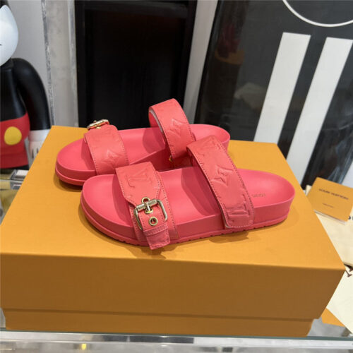 High Quality Luxury Louis Vuitton Spring Summer Beach Slippers – Style 32163