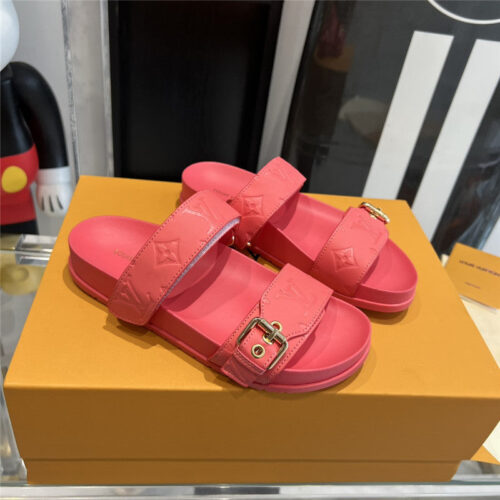High Quality Luxury Louis Vuitton Spring Summer Beach Slippers – Style 32163 alternate view