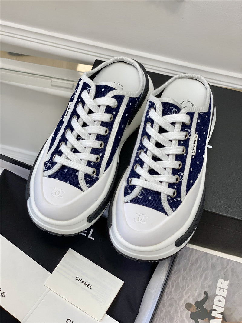 High Quality Luxury Chanel Platform Canvas Half Drag product detail