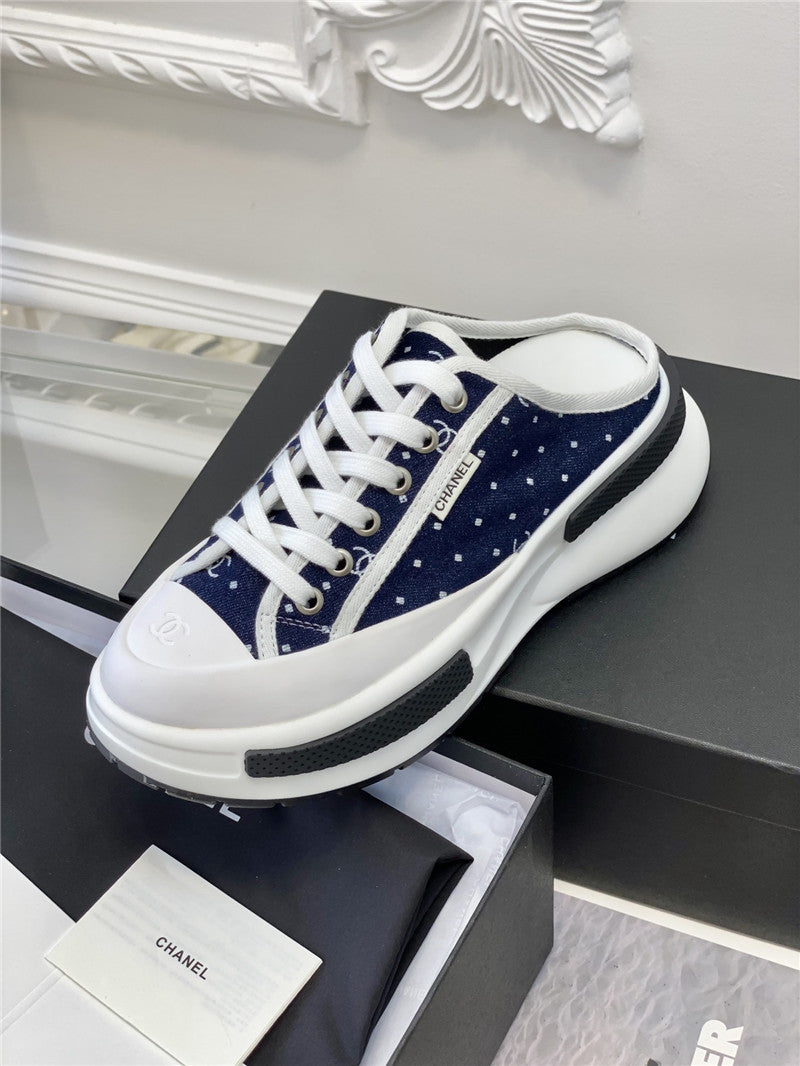 High Quality Luxury Chanel Platform Canvas Half Drag product detail