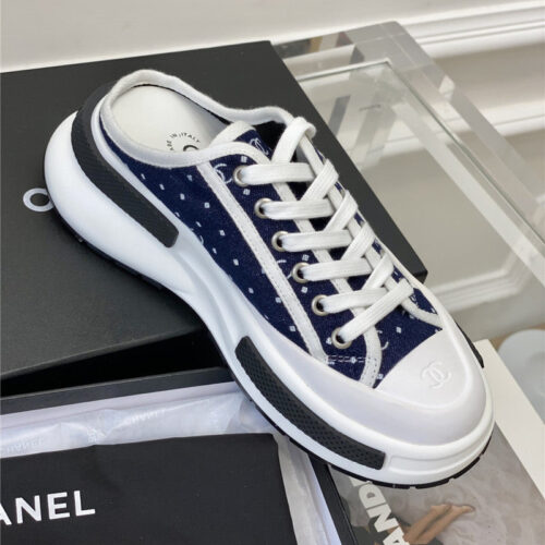 High Quality Luxury Chanel Platform Canvas Half Drag product detail