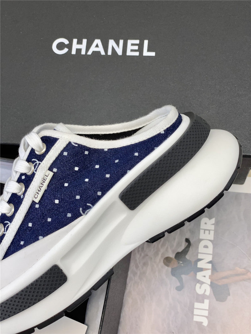 High Quality Luxury Chanel Platform Canvas Half Drag product detail