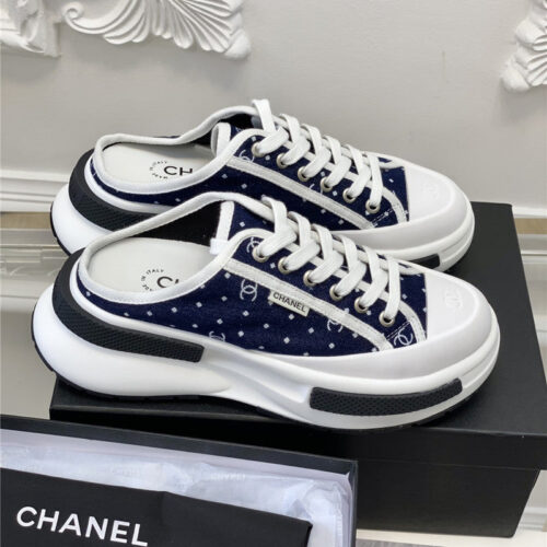 High Quality Luxury Chanel Platform Canvas Half Drag product detail