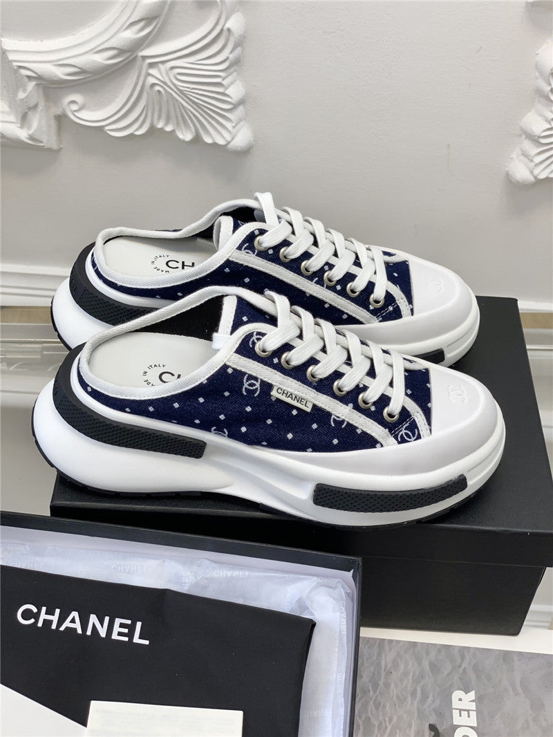 High Quality Luxury Chanel Platform Canvas Half Drag product detail