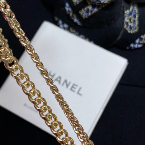 High Quality Luxury Chanel Four Leaf Flower Double C Heart Necklace product detail