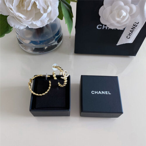 High Quality Luxury Chanel Love Double C Earrings