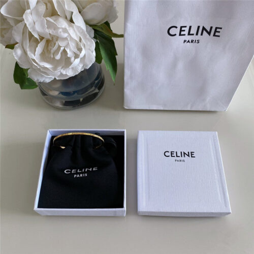 High Quality Luxury Celine Letter Cuff Bracelet