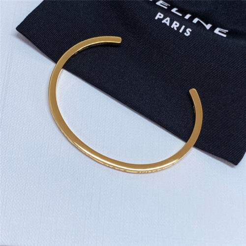 High Quality Luxury Celine Letter Cuff Bracelet product detail