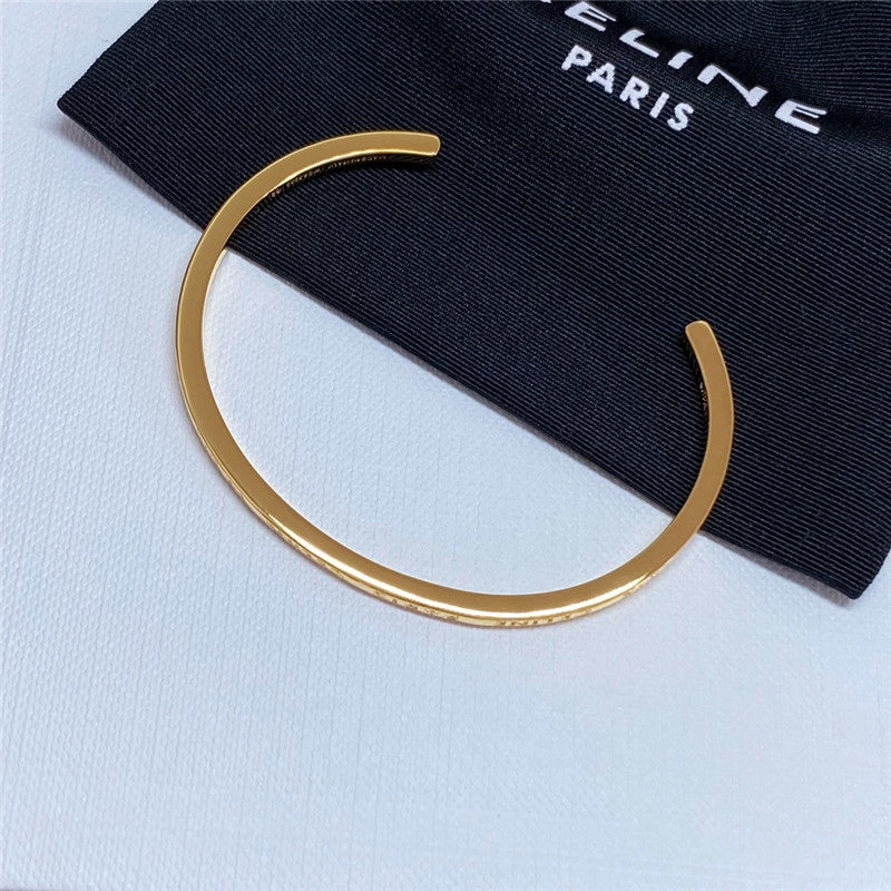 High Quality Luxury Celine Letter Cuff Bracelet product detail