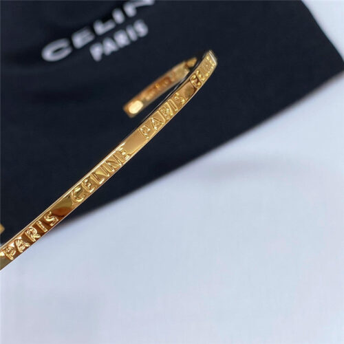 High Quality Luxury Celine Letter Cuff Bracelet product detail