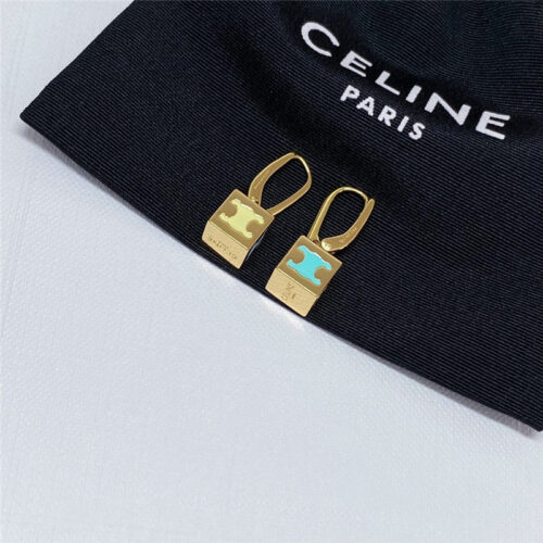 High Quality Luxury Celine Macaron Colorful Square Necklace product detail