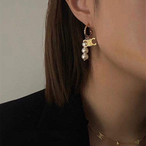 High Quality Luxury Celine Arc De Triomphe Variety Tassel Earrings – Style 49564 product detail