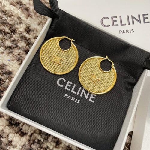 High Quality Luxury Celine Round Braided Earrings product detail