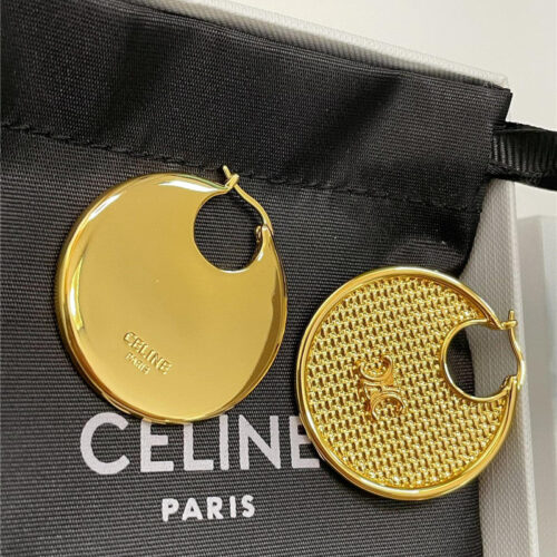 High Quality Luxury Celine Round Braided Earrings product detail