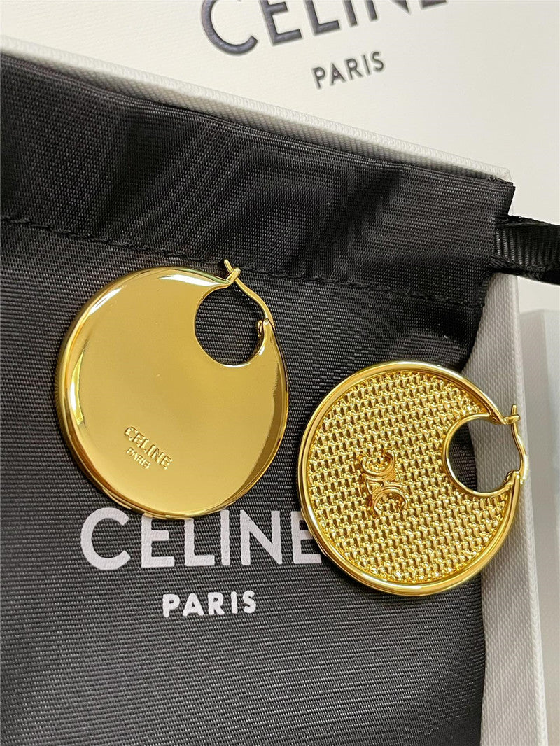 High Quality Luxury Celine Round Braided Earrings product detail