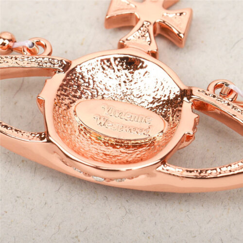 High Quality Luxury Vivienne Westwood Diamond And Pearl Necklace – Style 51653 product detail