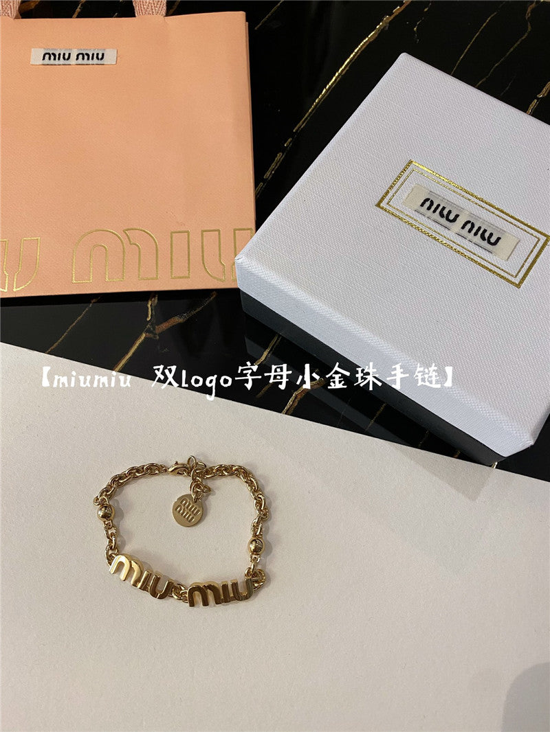 High Quality Luxury Miumiu Hollow Letter Bracelet product detail