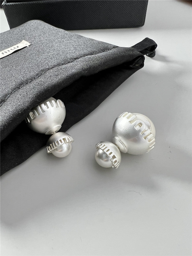 High Quality Luxury Miumiu Pearl Earrings product detail
