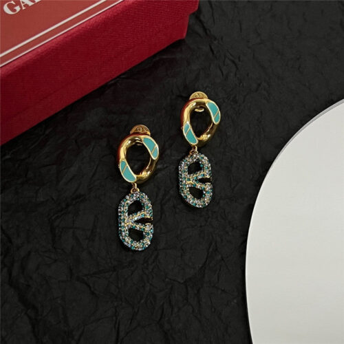 High Quality Luxury Valentino Fashion Simple Earrings product detail