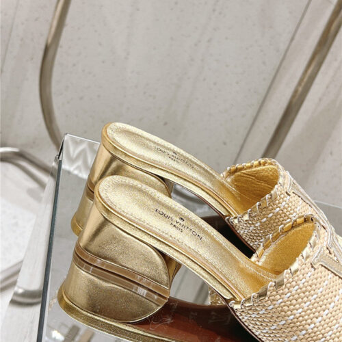 High Quality Luxury Louis Vuitton Straw Sandals product detail