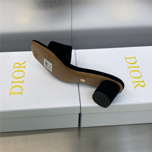 High Quality Luxury Dior Cd Letter Logo Metal Buckle Flat Color Block Sandals – Style 31910 product detail