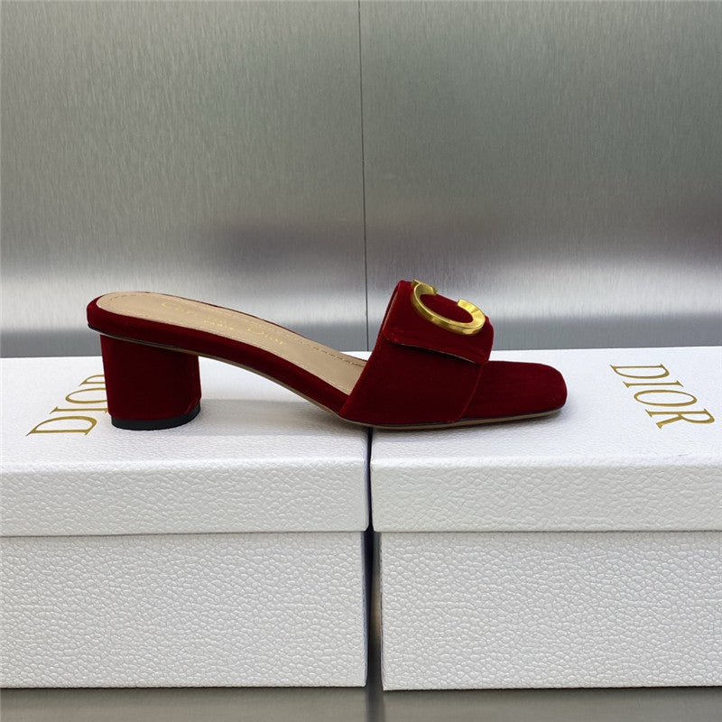 High Quality Luxury Dior Cd Letter Logo Metal Buckle Flat Color Block Sandals – Style 52771 product detail