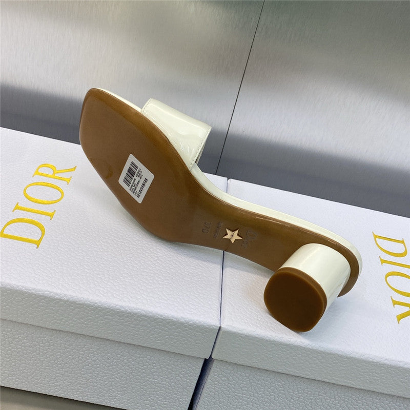 High Quality Luxury Dior Cd Letter Logo Metal Buckle Flat Color Block Sandals – Style 73667 product detail