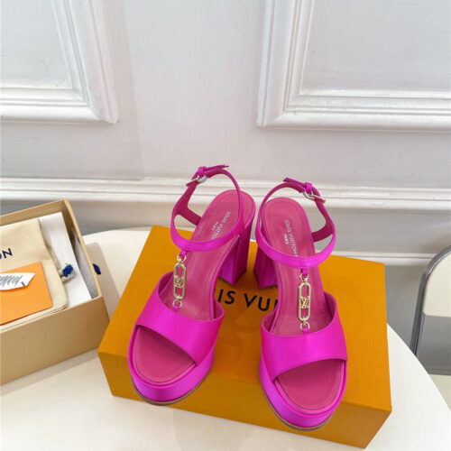 High Quality Luxury Louis Vuitton Explosive Style Platform High-Heeled Sandals product detail