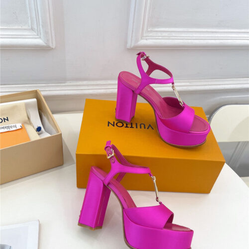 High Quality Luxury Louis Vuitton Explosive Style Platform High-Heeled Sandals alternate view