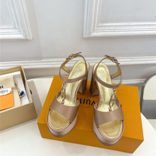 High Quality Luxury Louis Vuitton Explosive Style Platform High-Heeled Sandals – Style 32611 product detail