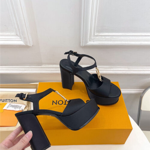 High Quality Luxury Louis Vuitton Explosive Style Platform High-Heeled Sandals – Style 30915 product detail