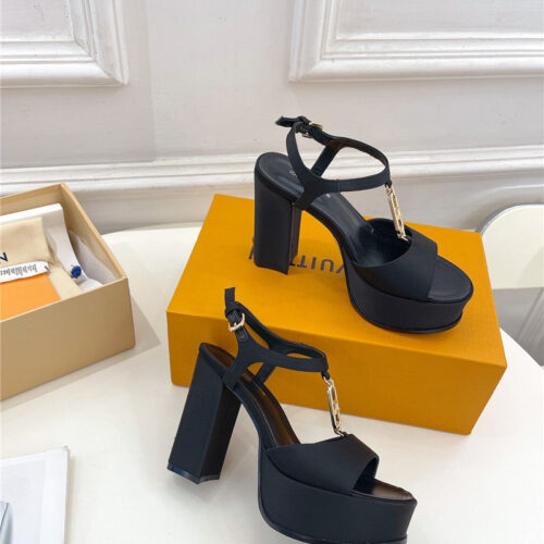 High Quality Luxury Louis Vuitton Explosive Style Platform High-Heeled Sandals – Style 30915 product detail