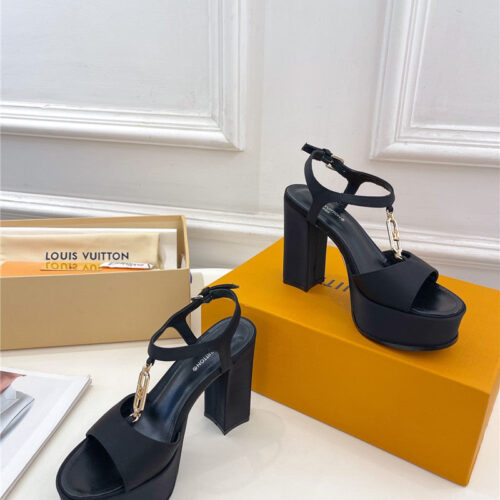 High Quality Luxury Louis Vuitton Explosive Style Platform High-Heeled Sandals – Style 30915 product detail
