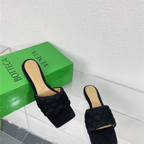 High Quality Luxury Bottega Veneta New Wash Denim Deep Mouth Slippers