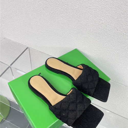 High Quality Luxury Bottega Veneta New Wash Denim Deep Mouth Slippers product detail