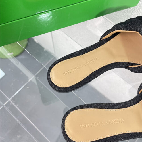 High Quality Luxury Bottega Veneta New Wash Denim Deep Mouth Slippers product detail