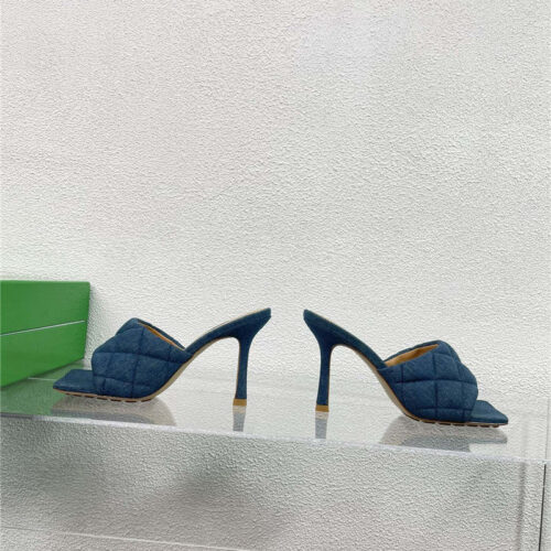 High Quality Luxury Bottega Veneta New Wash Denim Deep Mouth Slippers – Style 97510 product detail