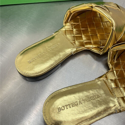 High Quality Luxury Bottega Veneta Spring Summer Flat Large Woven Slippers – Style 20038 product detail