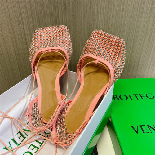 High Quality Luxury Bottega Veneta Diamond Mesh Sandals product detail