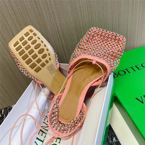 High Quality Luxury Bottega Veneta Diamond Mesh Sandals product detail