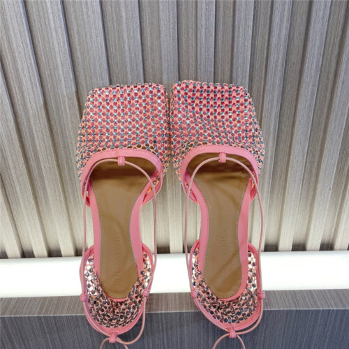 High Quality Luxury Bottega Veneta Diamond Mesh Sandals product detail