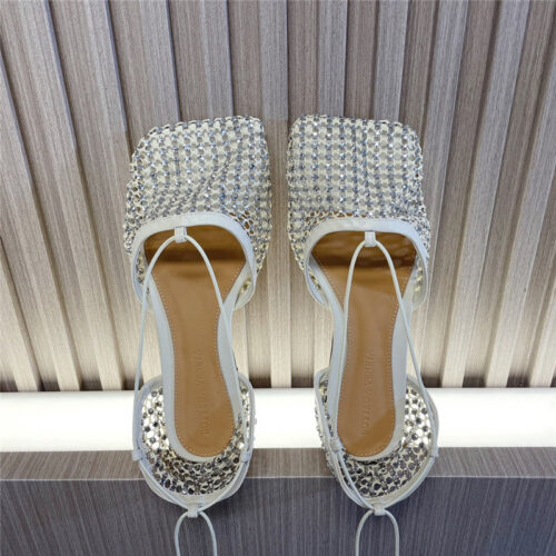 High Quality Luxury Bottega Veneta Diamond Mesh Sandals – Style 12966 product detail