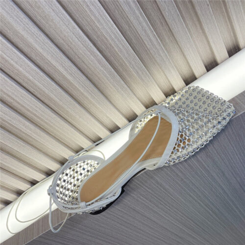 High Quality Luxury Bottega Veneta Diamond Mesh Sandals – Style 12966 product detail