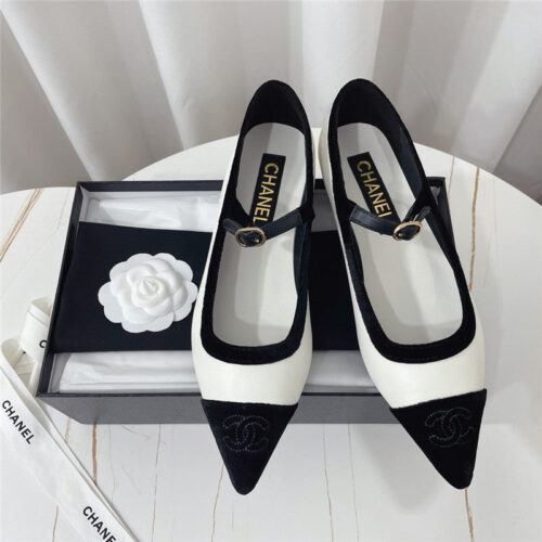 High Quality Luxury Chanel Spring Summer New Mary Jane Womens Shoes – Style 95334